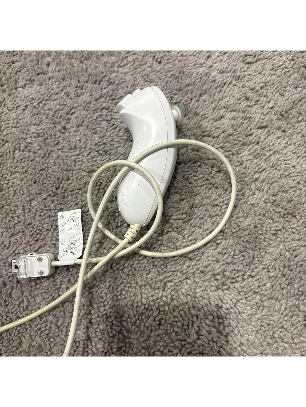 Nintendo Wii - White Nunchuck Controller Accesory Official Genuine OEM